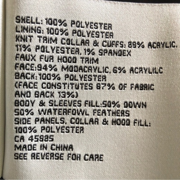 ANNE Klein chevron quilted puffa parka Size 16 - Picture 12 of 14